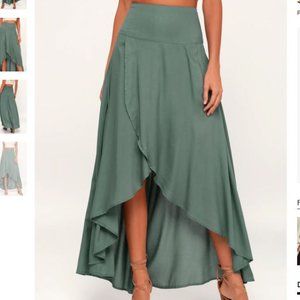 O’Neill Ambrosio High-Low Maxi Skirt size small